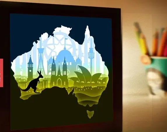 Mô hình Đèn Lồng Kangaroo Úc - Image 1