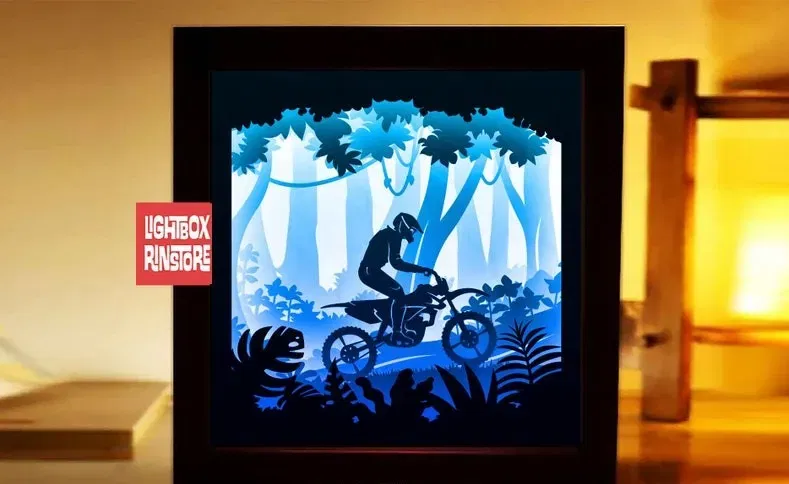 bike racing lightbox - Image 2