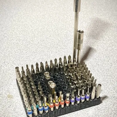 Small Screwdriver Bit Holder Organizer