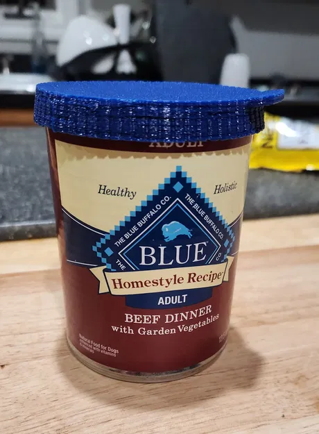 Nắp Lon Thức Ăn Chó (12.5 oz - Đường Kính 2.96") - Image 2