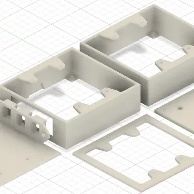 Hộp Âm Tường Điện Áp Thấp Module Hóa