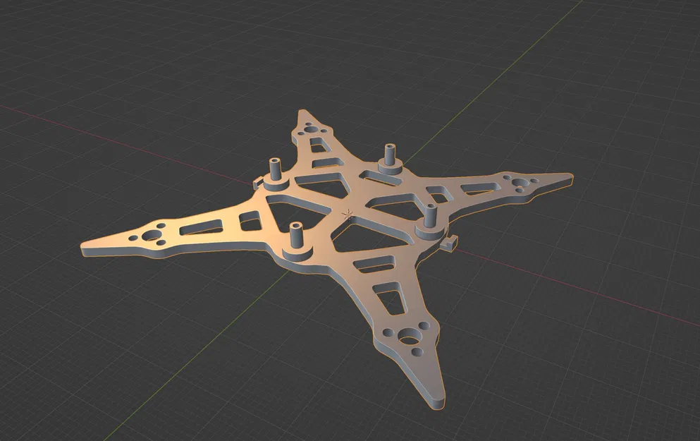 Khung chuyển đổi cánh quạt hở Happymodel Mobula 7 - Image 2