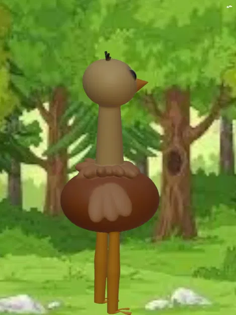 Aussie Cartoon Ostrich - Image 2