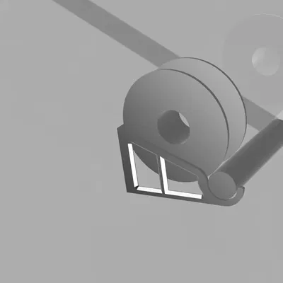 Wall mount for filament spools