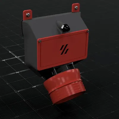 Adapter Ống Thoát Khí Linh Hoạt 80mm Cho Voron 2.4