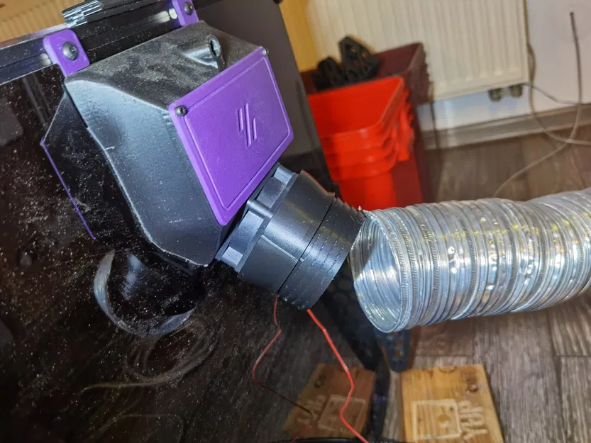 Adapter Ống Thoát Khí Linh Hoạt 80mm Cho Voron 2.4 - Image 2