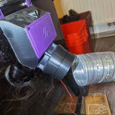 Adapter Ống Thoát Khí Linh Hoạt 80mm Cho Voron 2.4