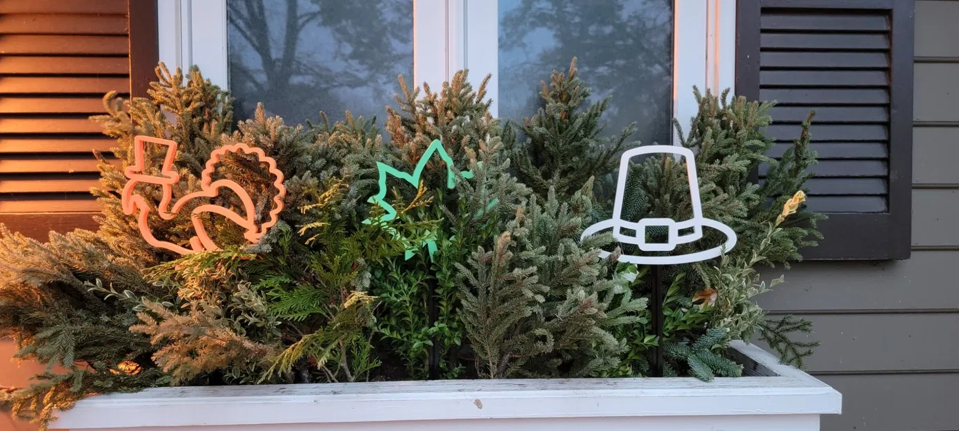 Trang Trí Cọc Cỏ Lễ Tạ Ơn - Image 1