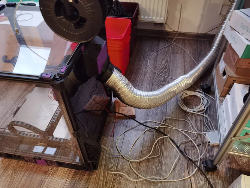 Adapter Ống Thoát Khí Linh Hoạt 80mm Cho Voron 2.4 - Image 3