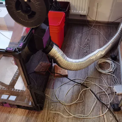 Adapter Ống Thoát Khí Linh Hoạt 80mm Cho Voron 2.4