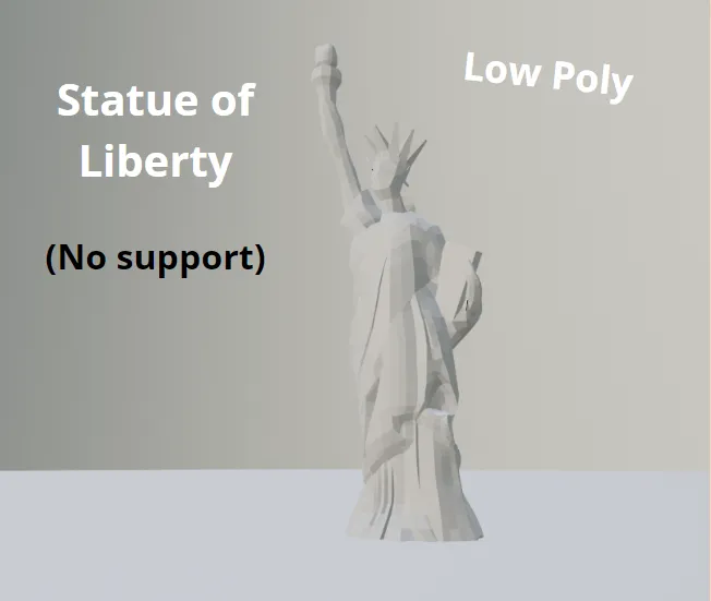 Tượng Nữ thần Tự do (Low-Poly) - Image 1