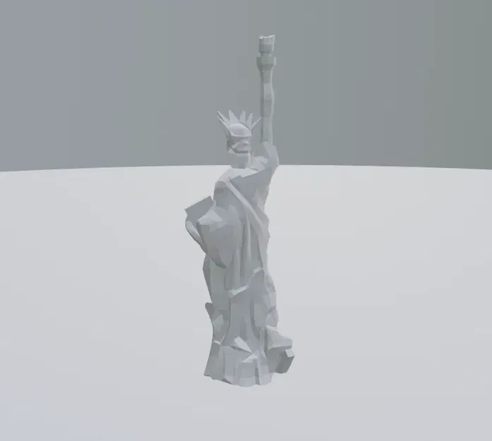 Tượng Nữ thần Tự do (Low-Poly) - Image 2
