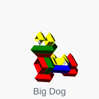 Khối Xếp Hình Đa Diện Tám Mặt Cho Bé