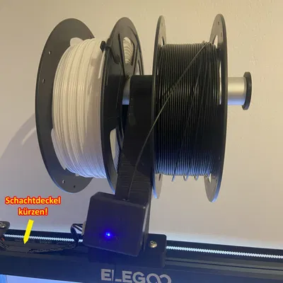 Giá đỡ đôi cho Elegoo Neptune 4 Pro có vòng bi - Cảm biến ở giữa