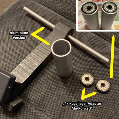 Giá đỡ đôi cho Elegoo Neptune 4 Pro có vòng bi - Cảm biến ở giữa