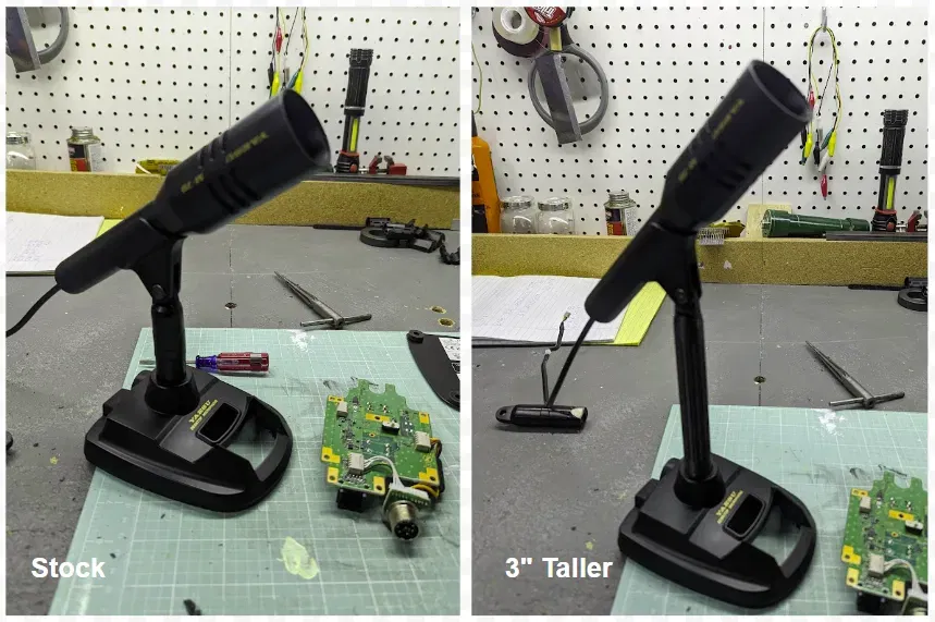 Trụ cao hơn cho micro Yeasu M-70D - Image 1