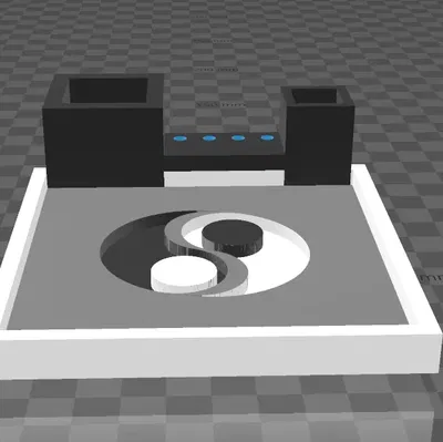 Tiểu Cảnh "Jardin Zen" Kèm Cào