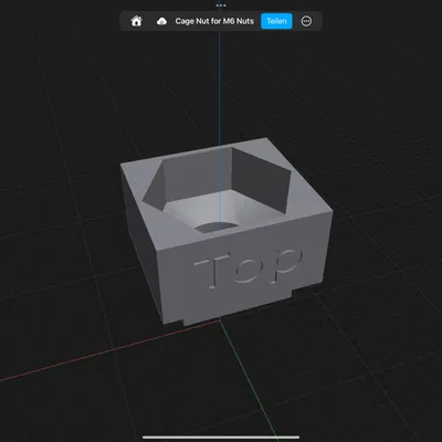 Ốc Lồng (Cage Nut) cho Vít M6