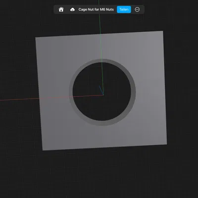 Ốc Lồng (Cage Nut) cho Vít M6