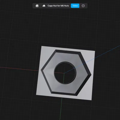 Ốc Lồng (Cage Nut) cho Vít M6