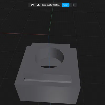 Ốc Lồng (Cage Nut) cho Vít M6