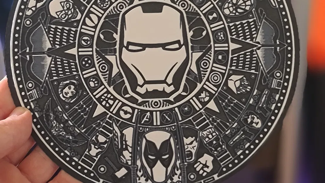 Lịch Marvel Mayan - Bản in Hueforge - Image 1