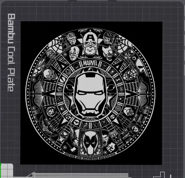 Lịch Marvel Mayan - Bản in Hueforge - Image 2