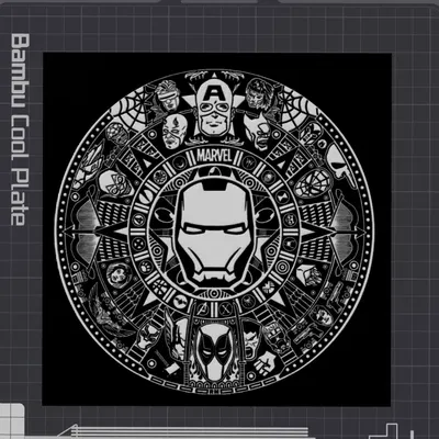 Lịch Marvel Mayan - Bản in Hueforge