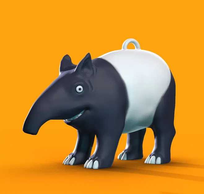 Mô hình Tapir 3D - Linh vật Tạp chí Tapir - Image 1