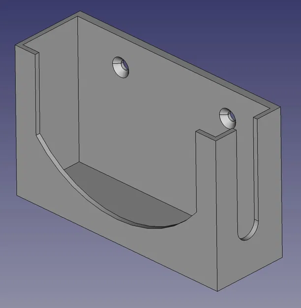 Giá đỡ Skadis cho bộ tua vít giá rẻ (SkadisTNut, FreeCAD) - Image 2