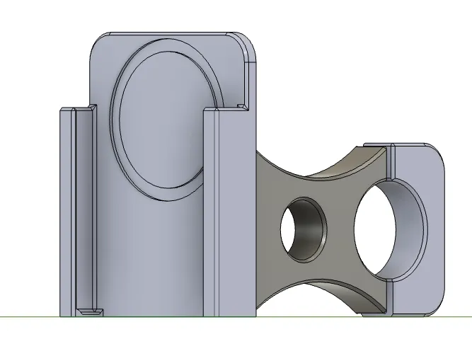 iPhone MagSafe bicycle handlebar mount - parametric - Image 1