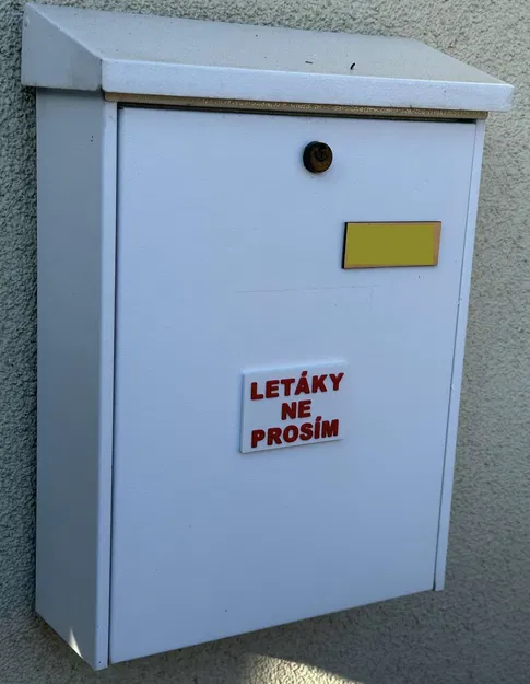 Title Nápis Letáky ne prosím na schránku Tóm tắt Jednoduchý nápis - Image 2