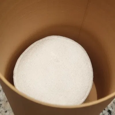 Hộp Đựng Bông Tẩy Trang Có Nắp