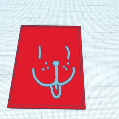 Khung ảnh hình con chó