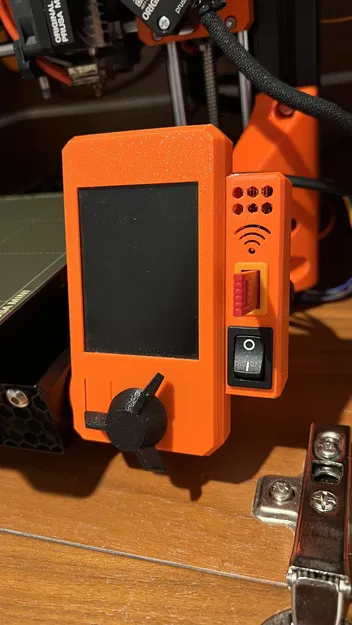 Vỏ LCD kèm Hỗ trợ WiFi, USB và Nút Nguồn - Image 1