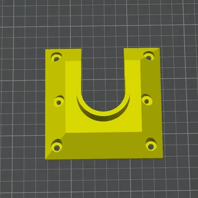 Thêm lỗ gắn cho giá đỡ thanh treo quần áo 35mm