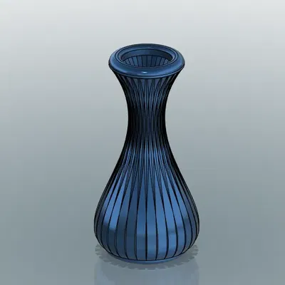 Chậu Hoa Hồng Có Vân - Trang trí nhà cửa