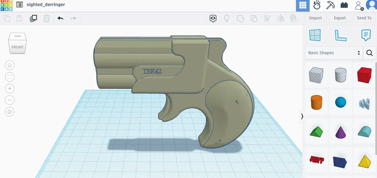 Súng Lục Derringer Có Ốp Ngắm - Image 1