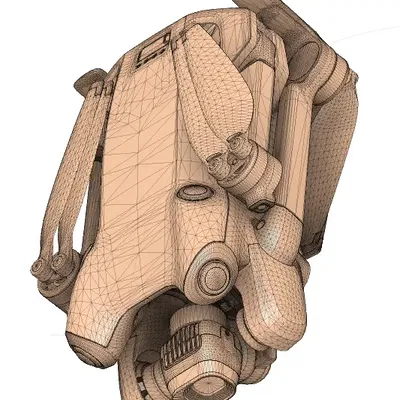 Mô hình Máy bay không người lái DJI Mini 4 Pro (gập lại)