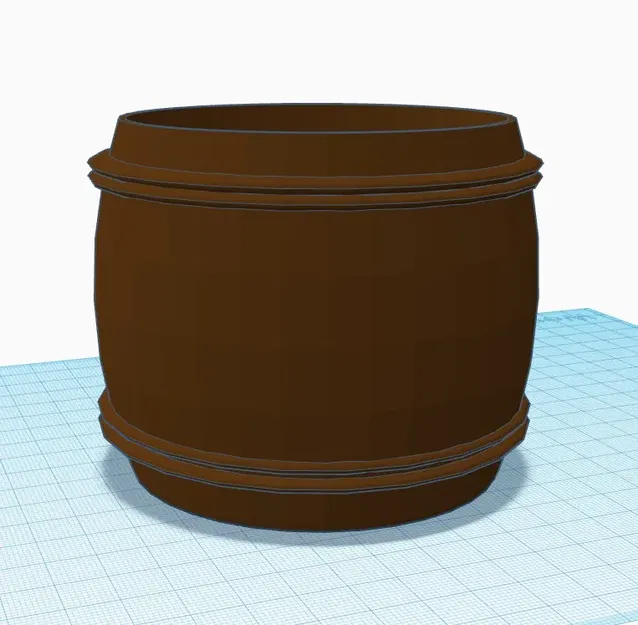 Chậu Trồng Cây Hình Thùng - Image 1