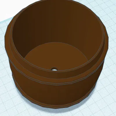 Chậu Trồng Cây Hình Thùng