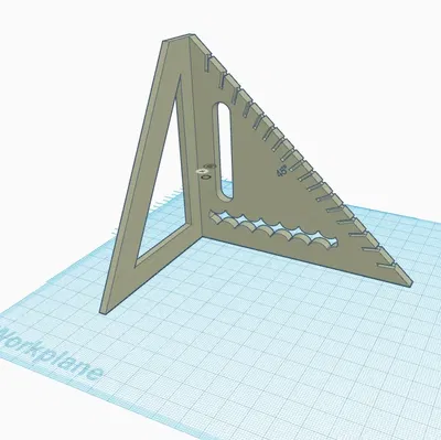 Thước Vuông Tốc Độ 2 Mặt