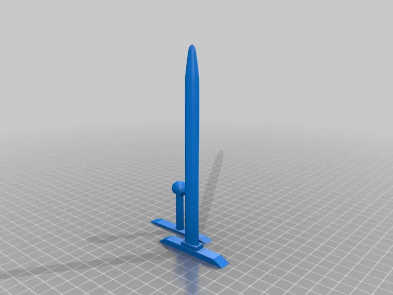 Dragon Skull Hair Pin - Split for Less Support Material - Image 3