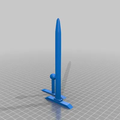 Dragon Skull Hair Pin - Split for Less Support Material