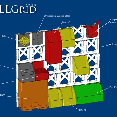 Hệ thống WallGrid - Lưu trữ trên tường chắc chắn
