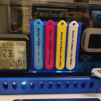 Taller Bambu AMS filament marker stand