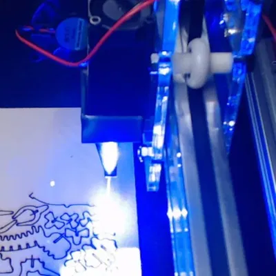 Bộ Trợ Khí Cho Máy Cắt Laser 30x30 + Quạt Ly Tâm 5015