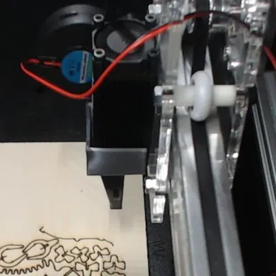 Bộ Trợ Khí Cho Máy Cắt Laser 30x30 + Quạt Ly Tâm 5015