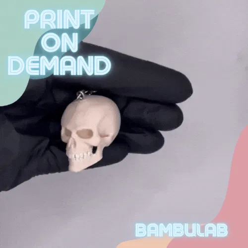 Móc Khóa Bộ Xương Halloween Nhỏ Xíu - Image 1