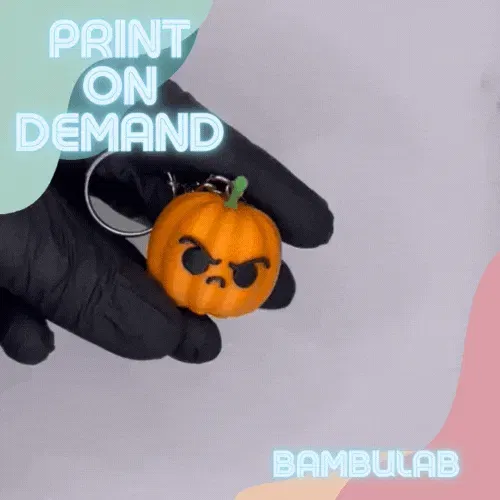 Móc Khóa Bé Bí Ngô Tức Giận - Image 1